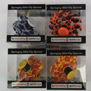 SPRINGING FLIP SPINNER - Avec Imprim&eacute; | COULEURS MIX (10 pcs.)