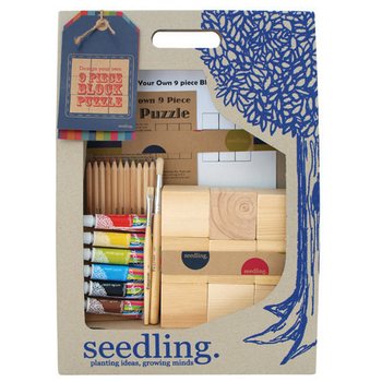 Kit de Loisirs Créatifs Seedling - Créez Votre Propre Puzzle de Cube de 9 Pièces