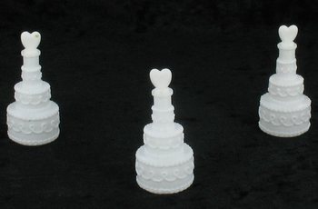 Bulles de Savon Mariage - Mod&egrave;le G&acirc;teau de Mariage (24 pcs)