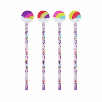 Crayon Licorne Arc-en-ciel avec Gomme (24 pcs.)