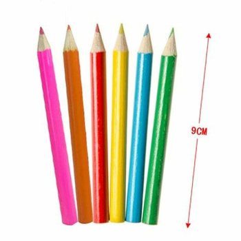Set de 6 Crayons de Couleur 'Filles'