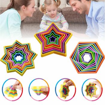 Jeu de Fidget 3D Magic Star - Pr&eacute;sentoir (24 pcs)