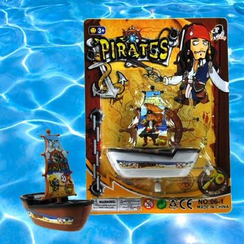 PETIT BATEAU DE PIRATES À REMONTER (12 pcs.)