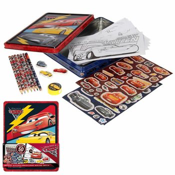 Set de Création 3D DISNEY CARS en Boîte Métal (12 pcs)