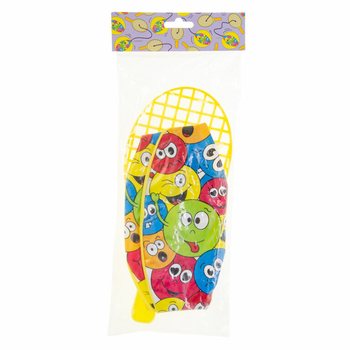 Raquette Paddle avec Balle - Smiley (12 pcs)