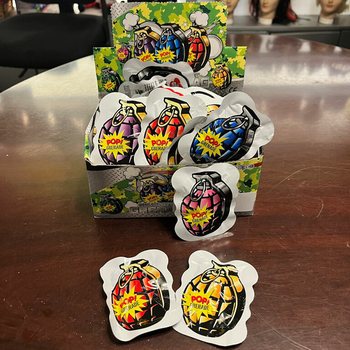 Présentoir de sachets pétards grenades (100 pièces)