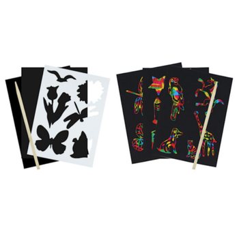 CARTES &Agrave; GRATTER MAGIQUES EN PR&Eacute;SENTOIR (24 pcs)