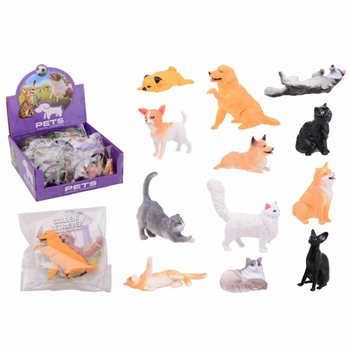 ANIMAL WORLD - FIGURINES ANIMAUX DOMESTIQUES EN PR&Eacute;SENTOIR (36 pcs)