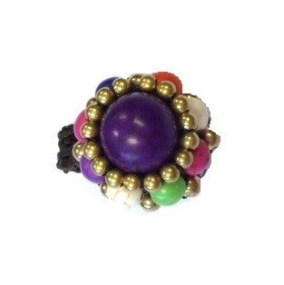 Bague avec pierre (1 pc.)