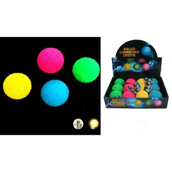 Grandes Balles Rebondissantes Cristal Lumineuses Ø 6,5 cm (12 pcs)