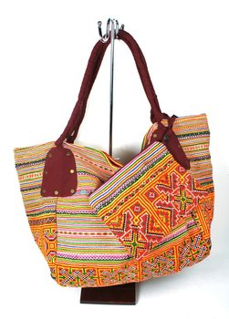 Sac Brocante B-Fair Grand Rouge - Sac à Main Artisanal