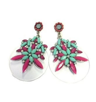 Boucles d'oreilles style Ibiza (1 pce)