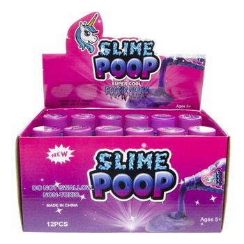CACA DE LICORNE SLIME EN BOUTEILLE EN PR&Eacute;SENTOIR (12 pcs.)
