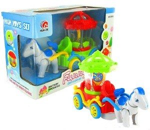 Bump & Go Magic Wagon - Calèche avec Lumière & Son