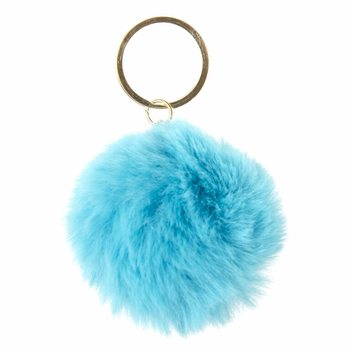 Porte-cl&eacute;s ronds en peluche (12 pi&egrave;ces)