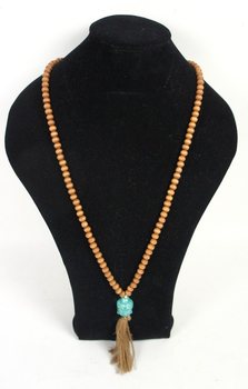 Collier marron Bouddha (1 pc)
