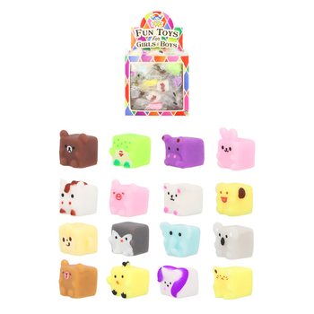 Squishy Pêche aux Canards - Cube Animals - En Présentoir (96 pcs)