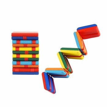 JOUETS R&Eacute;TRO - &Eacute;chelle de Jacob en bois en pr&eacute;sentoir (24 pi&egrave;ces)