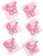 Sachet Cadeau de Naissance - Rose B&eacute;b&eacute; (12 pcs)