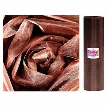 Rouleau d'Organza - 28 cm x 25 Mètres - Couleur Chocolat (1 pc)
