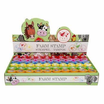 Tampons Animaux de la Ferme en Présentoir (60 pièces)