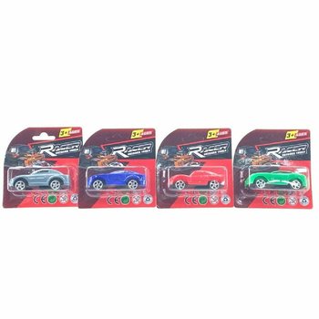 M&eacute;lange de Voitures de Sport Pull Back sur Blister (24 pcs)