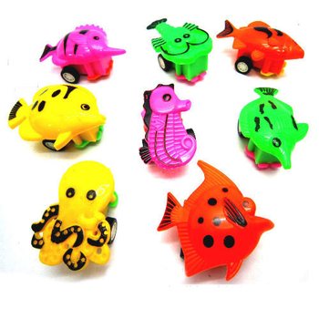 Poissons à friction Pull Back (48 pcs)