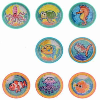 Grand Jeu de Labyrinthe Rond Animaux Marins (24 pi&egrave;ces)