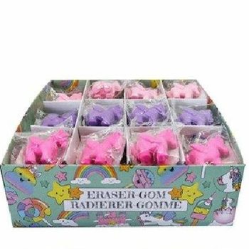 Gommes Licorne - Pr&eacute;sentoir (48 pcs.)