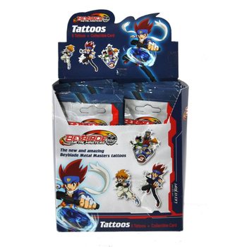 Autocollants Tatouage BEYBLADE en Pr&eacute;sentoir (100 pcs)