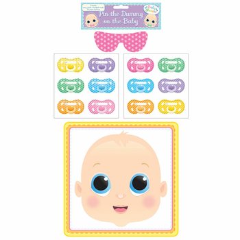 Jeu de Baby Shower - Stick the Dummy (12 pi&egrave;ces)