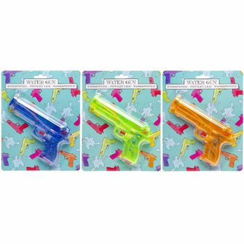 Pistolet &agrave; eau sur carte (12 pcs)
