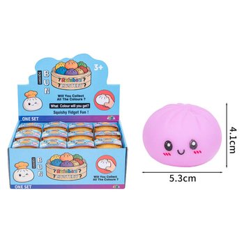 RAGE - Squishy Bun Dumplings PETIT (5.3x5.3x4.1 cm) - Jouet Fidget Viral 2026 (24 pces.)