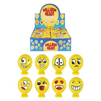 Têtes de Ballon Smileys avec Support – Présentoir de 240 pcs.