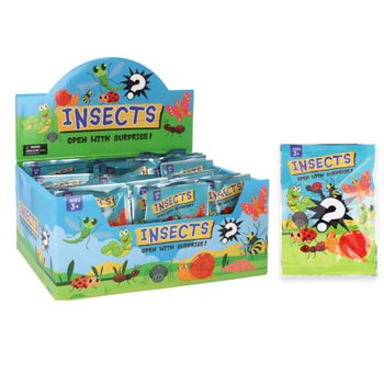 Pochette Surprise / Blind Bag Insectes (Pr&eacute;sentoir de 60 pi&egrave;ces)