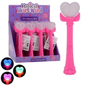 BAGUETTE MAGIQUE LUMINEUSE - AVEC SONS ET LUMIÈRES - EN PRÉSENTOIR (12 pcs)