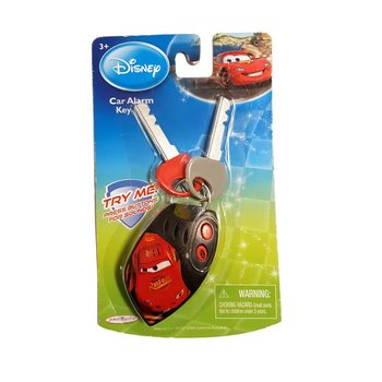 Clés de Voiture Disney Cars sur Carte (Lot de 6)