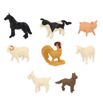 Pochette Surprise / Blind Bag - Th&egrave;me : Animaux de la Ferme en Pr&eacute;sentoir (60 pcs)