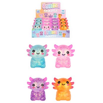 Squeeze Axolotl - avec Garniture Gel Sugar - en Pr&eacute;sentoir (12 pcs)