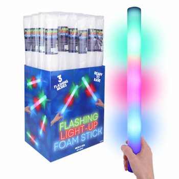 B&acirc;tons Lumineux LED en Mousse - Multicolore Display (24 pcs)