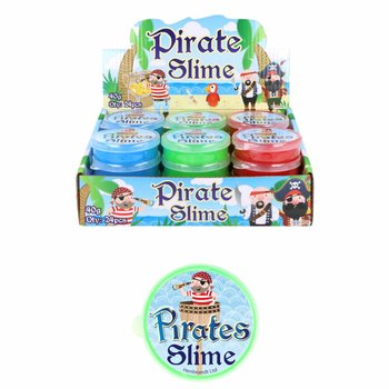 SLIME DE PIRATE EN PRÉSENTOIR (24 pcs)