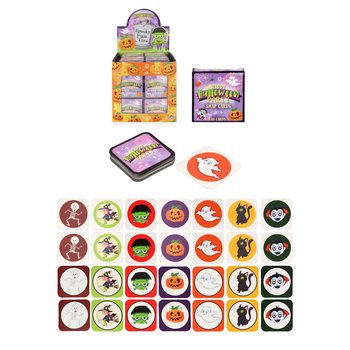 PETITS JEUX DE MÉMOIRE - MODÈLE : HALLOWEEN - EN PRÉSENTOIR (64 pcs)