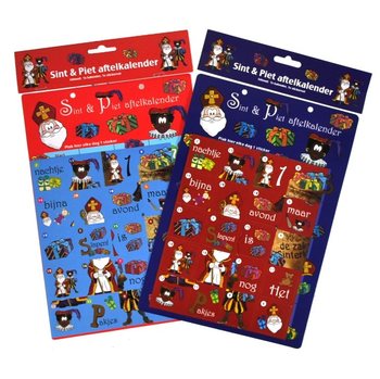CALENDRIER DE L'AVENT SAINT-NICOLAS - MODÈLE 1 (12 pcs)