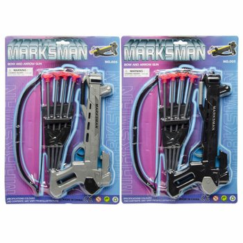 ARBAL&Egrave;TE DE COMBAT AVEC 4 FL&Egrave;CHES SUR CARTE (6 pcs)
