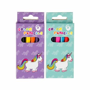 SET DE 6 CRAYONS DE COULEUR - LICORNE (24 pcs.)