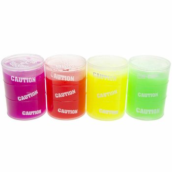 Pr\u00e9sentoir de Slime Color\u00e9 Transparent (12 pi\u00e8ces)
