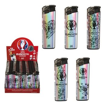 Briquets électriques UEFA EURO 2016 en présentoir - 50 pcs (Dernier stock)