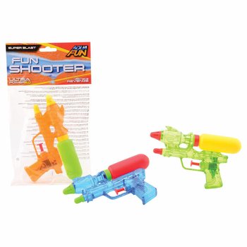 AQUA FUN - Pistolets &agrave; Eau, 16 cm - Carte Cavali&egrave;re (12 pcs)