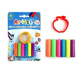 Pâte à modeler 50g + Moule sur carte (24 pcs)