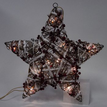 GRANDE &Eacute;TOILE DE NO&Euml;L LUMINEUSE D&Eacute;CORATIVE 45 CM (2 pcs.)